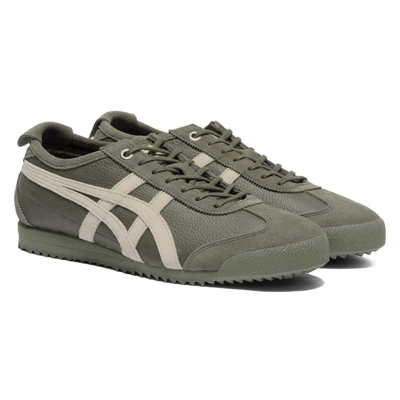 נעלי אוניטסוקה טייגר | Onitsuka Tiger MEXICO 66 SD VIN Mantle Green/Ivory – תמונה 4