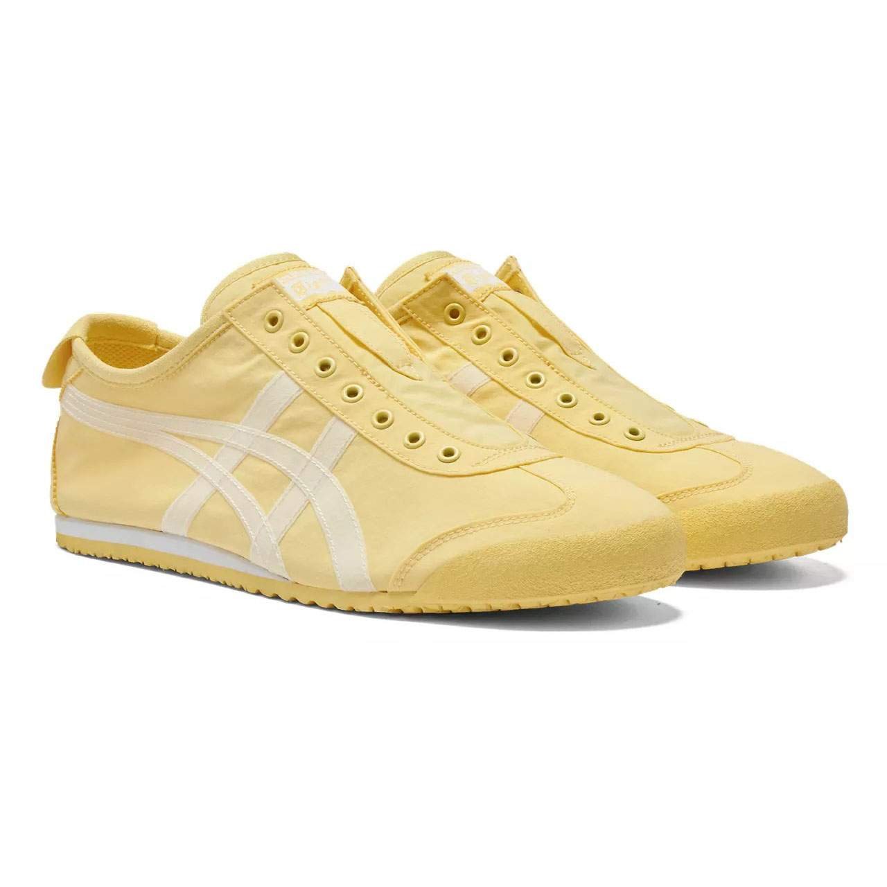 נעלי אוניטסוקה טייגר | Onitsuka Tiger MEXICO 66 SLIP ON Yellow/White – תמונה 3