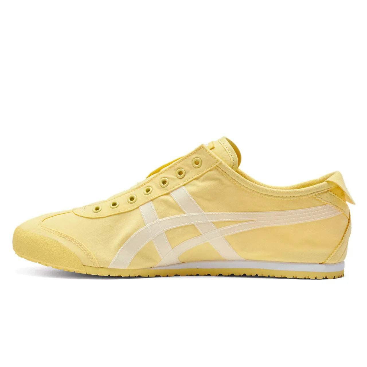 נעלי אוניטסוקה טייגר | Onitsuka Tiger MEXICO 66 SLIP ON Yellow/White – תמונה 2