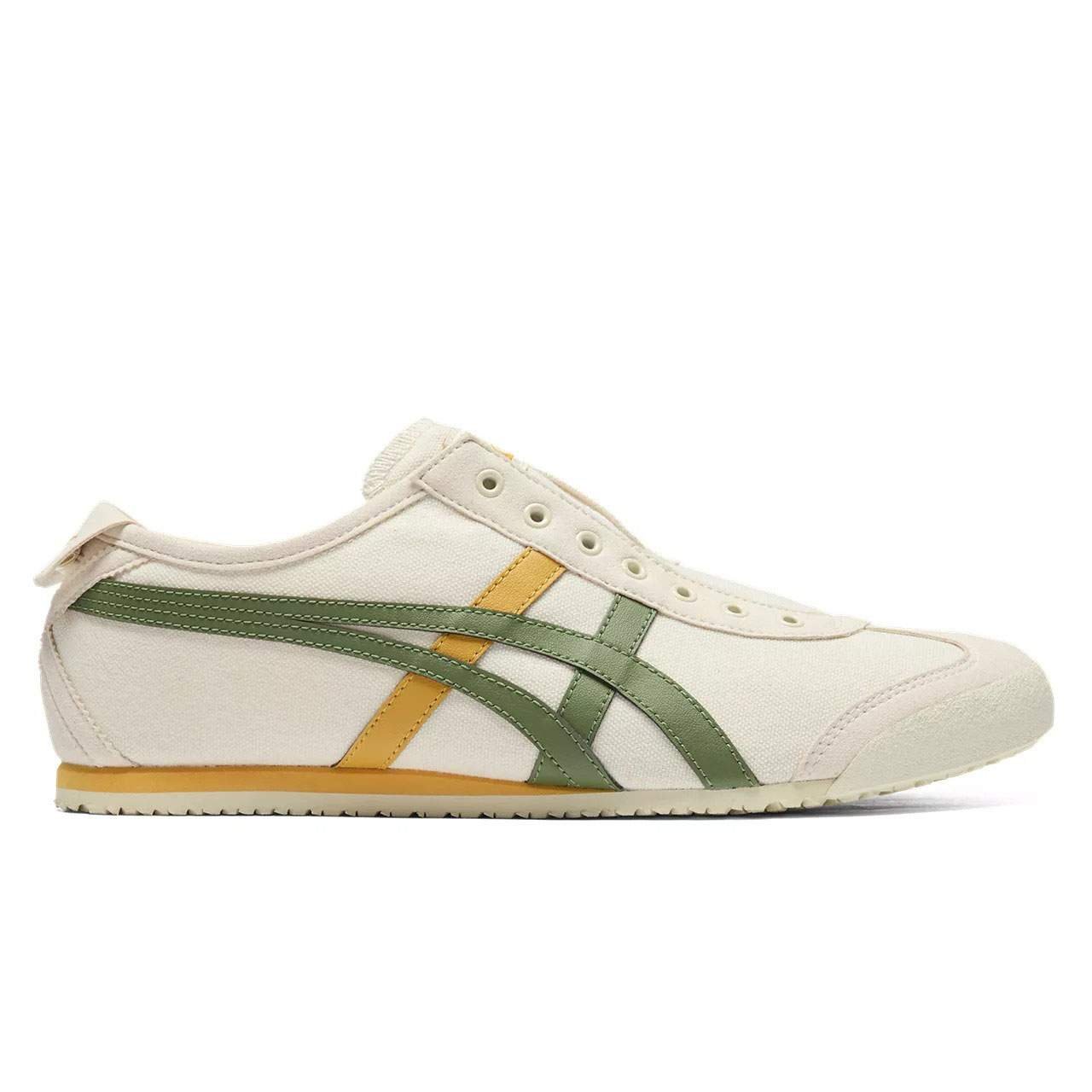 נעלי אוניטסוקה טייגר | Onitsuka Tiger MEXICO 66 SLIP ON Birch/Moss