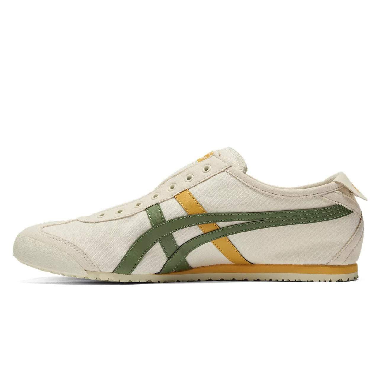 נעלי אוניטסוקה טייגר | Onitsuka Tiger MEXICO 66 SLIP ON Birch/Moss – תמונה 2