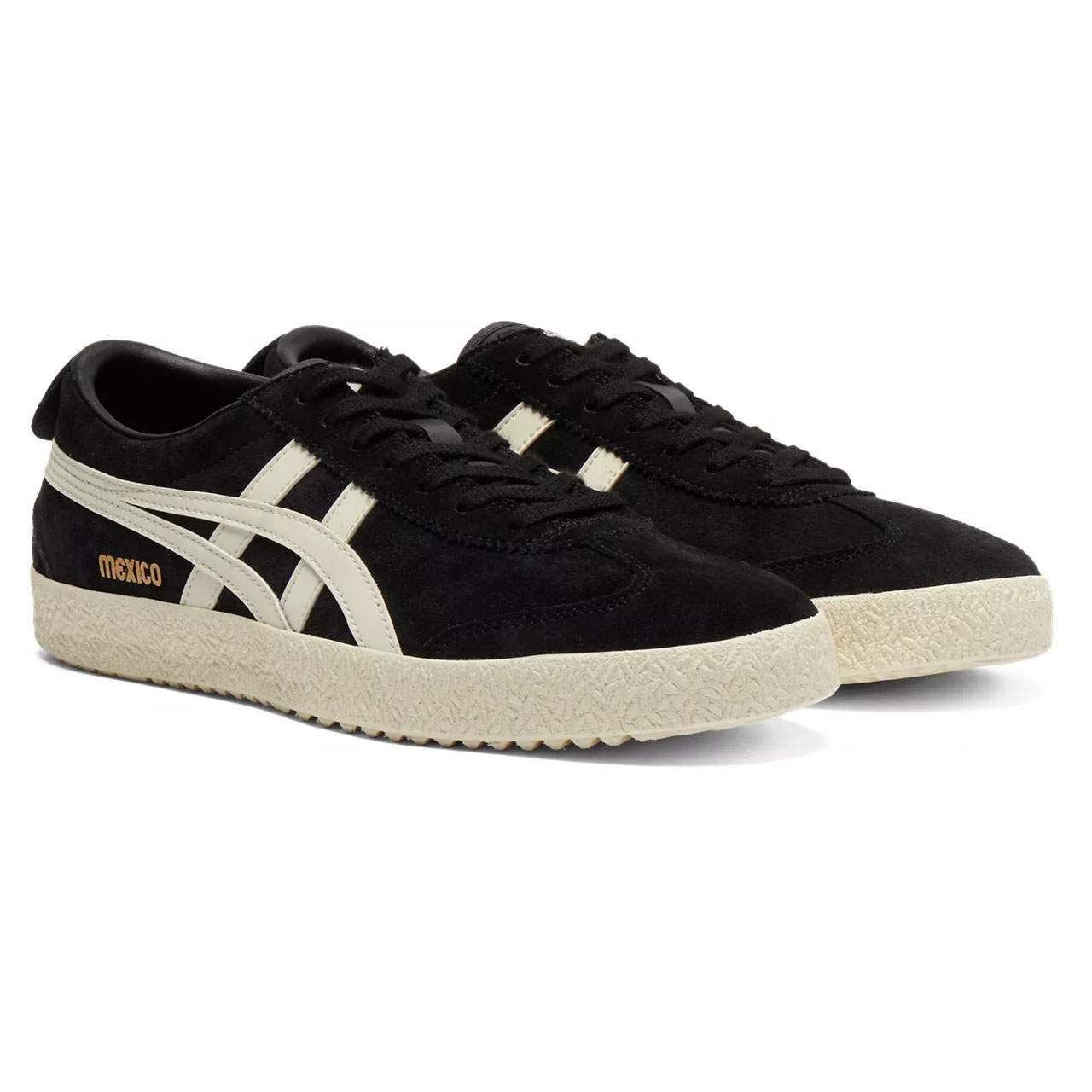 נעלי אוניטסוקה טייגר | Onitsuka Tiger MEXICO 66 DELEGATION Black/Cream – תמונה 4