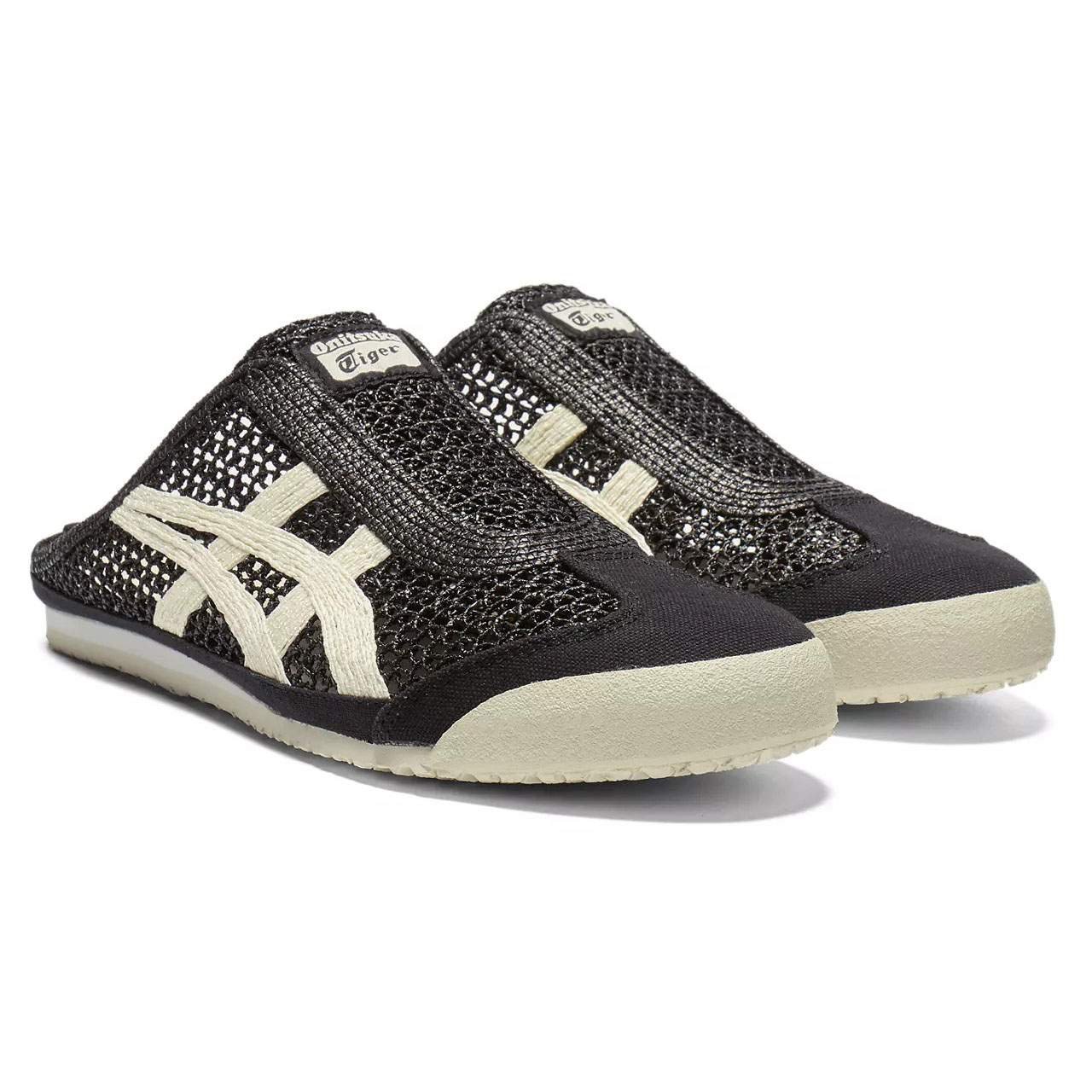 נעלי אוניטסוקה טייגר | Onitsuka Tiger MEXICO 66 SABOT Black/Cream – תמונה 3