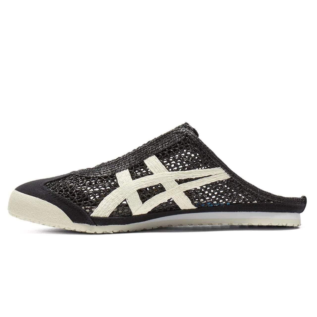 נעלי אוניטסוקה טייגר | Onitsuka Tiger MEXICO 66 SABOT Black/Cream – תמונה 2