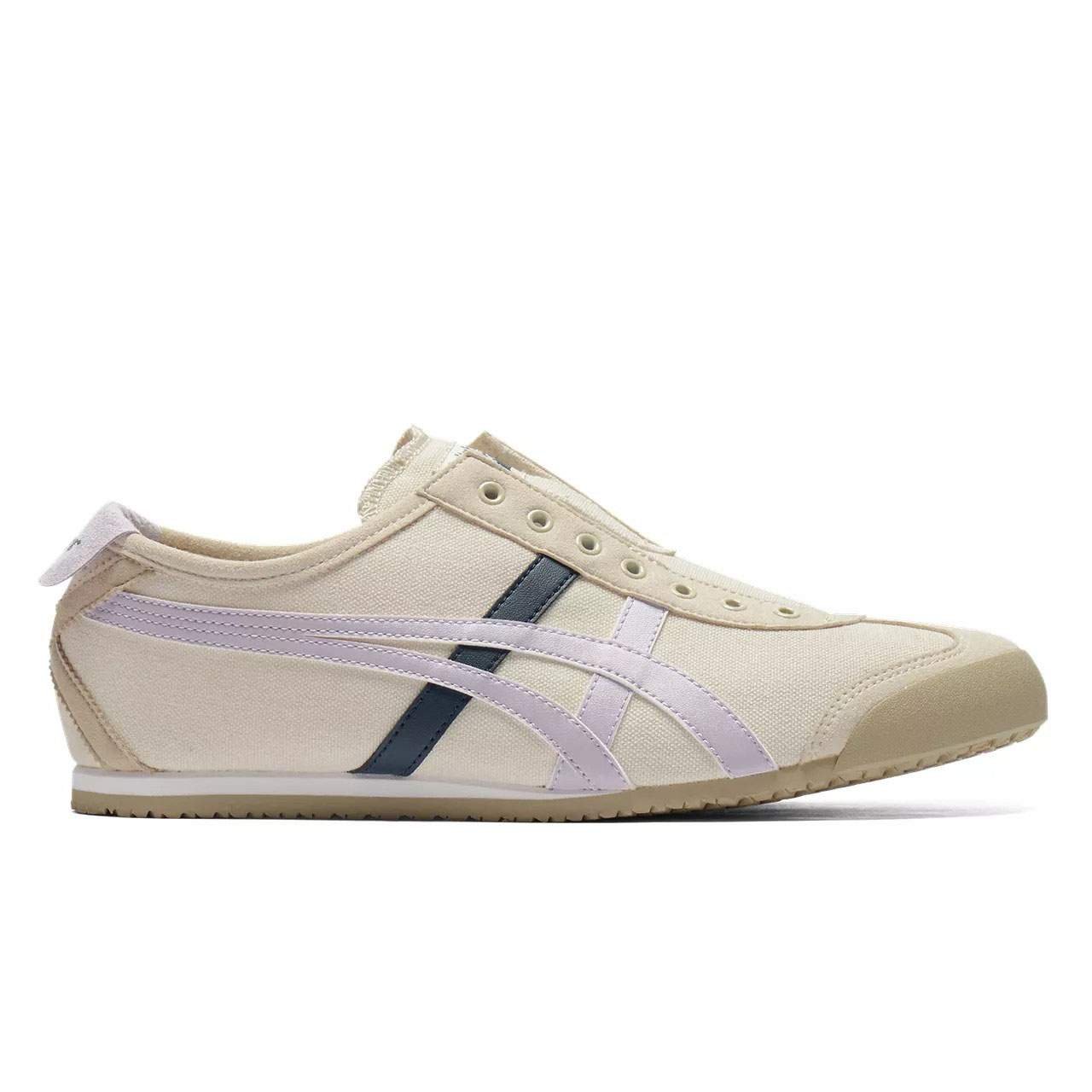 נעלי אוניטסוקה טייגר | Onitsuka Tiger MEXICO 66 SLIP ON Birch/Faded Ash Rock