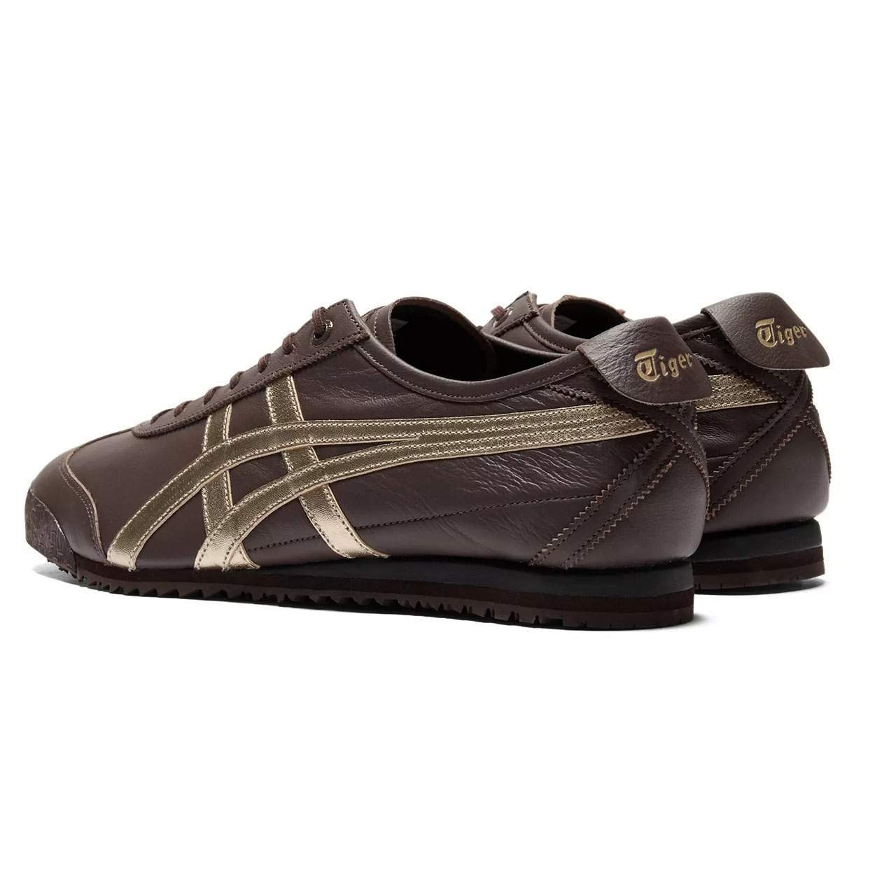 נעלי אוניטסוקה טייגר | Onitsuka Tiger MEXICO 66 SD Licorice Brown/Champagne – תמונה 3