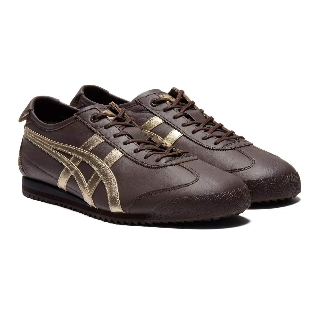 נעלי אוניטסוקה טייגר | Onitsuka Tiger MEXICO 66 SD Licorice Brown/Champagne – תמונה 4