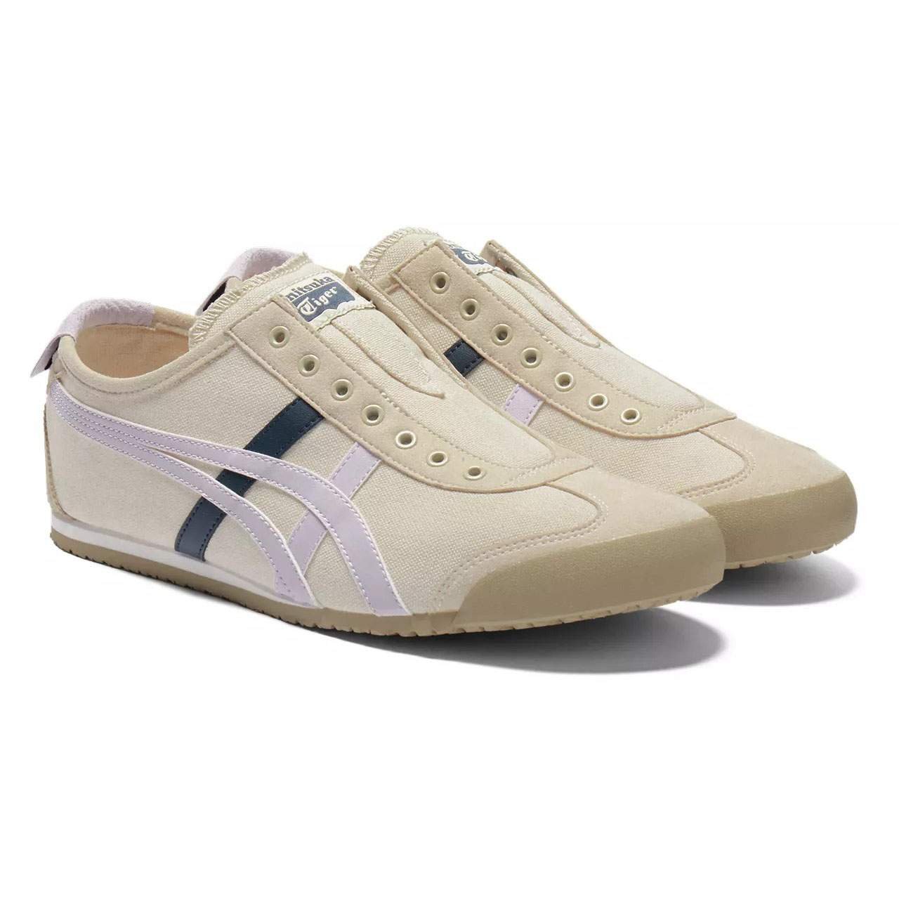 נעלי אוניטסוקה טייגר | Onitsuka Tiger MEXICO 66 SLIP ON Birch/Faded Ash Rock – תמונה 3