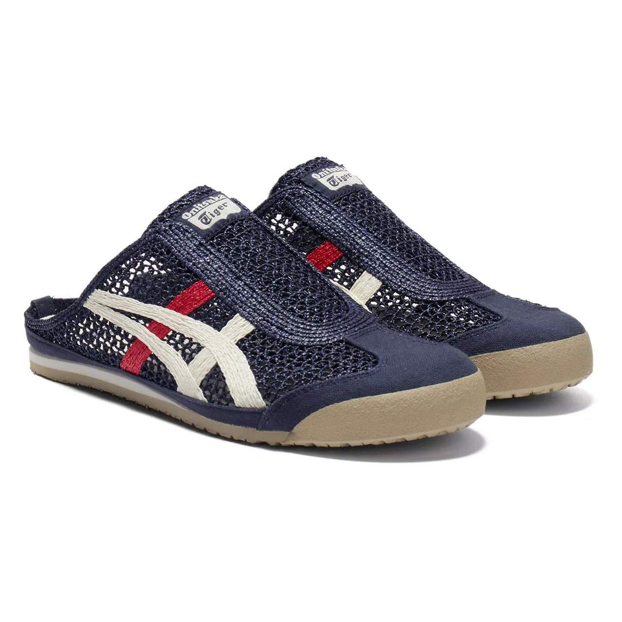 נעלי אוניטסוקה טייגר | Onitsuka Tiger MEXICO 66 SABOT Iron Navy/Cream – תמונה 3