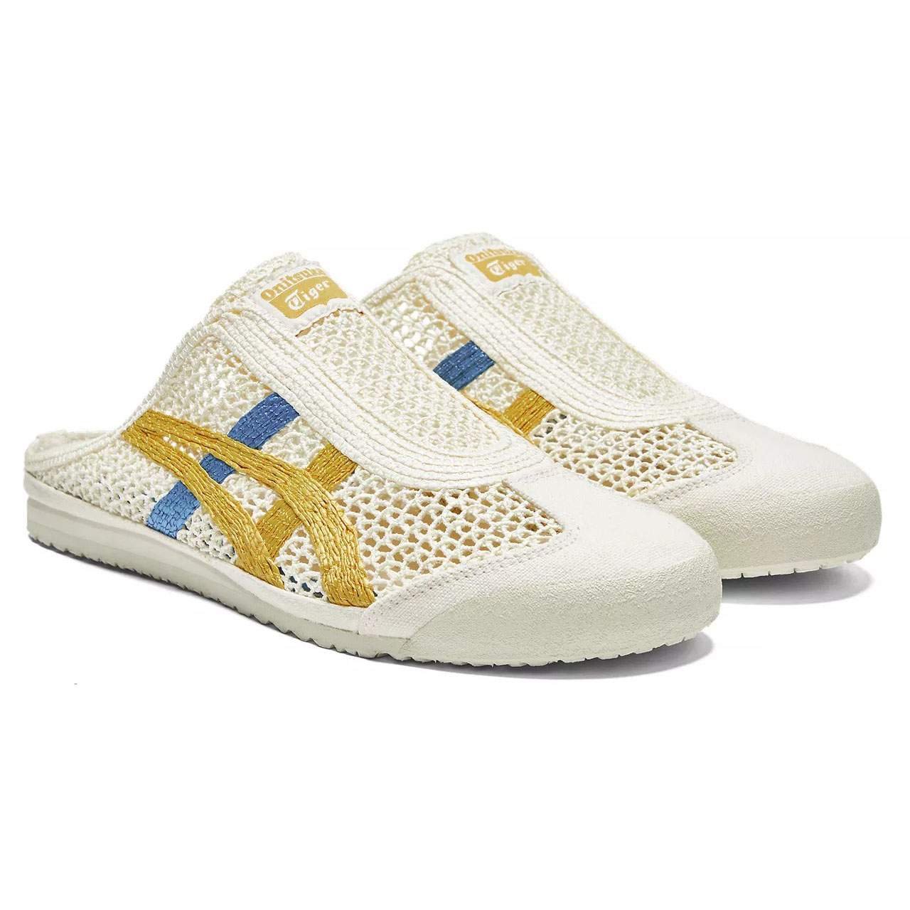 נעלי אוניטסוקה טייגר | Onitsuka Tiger MEXICO 66 SABOT Cream/Mustard – תמונה 3