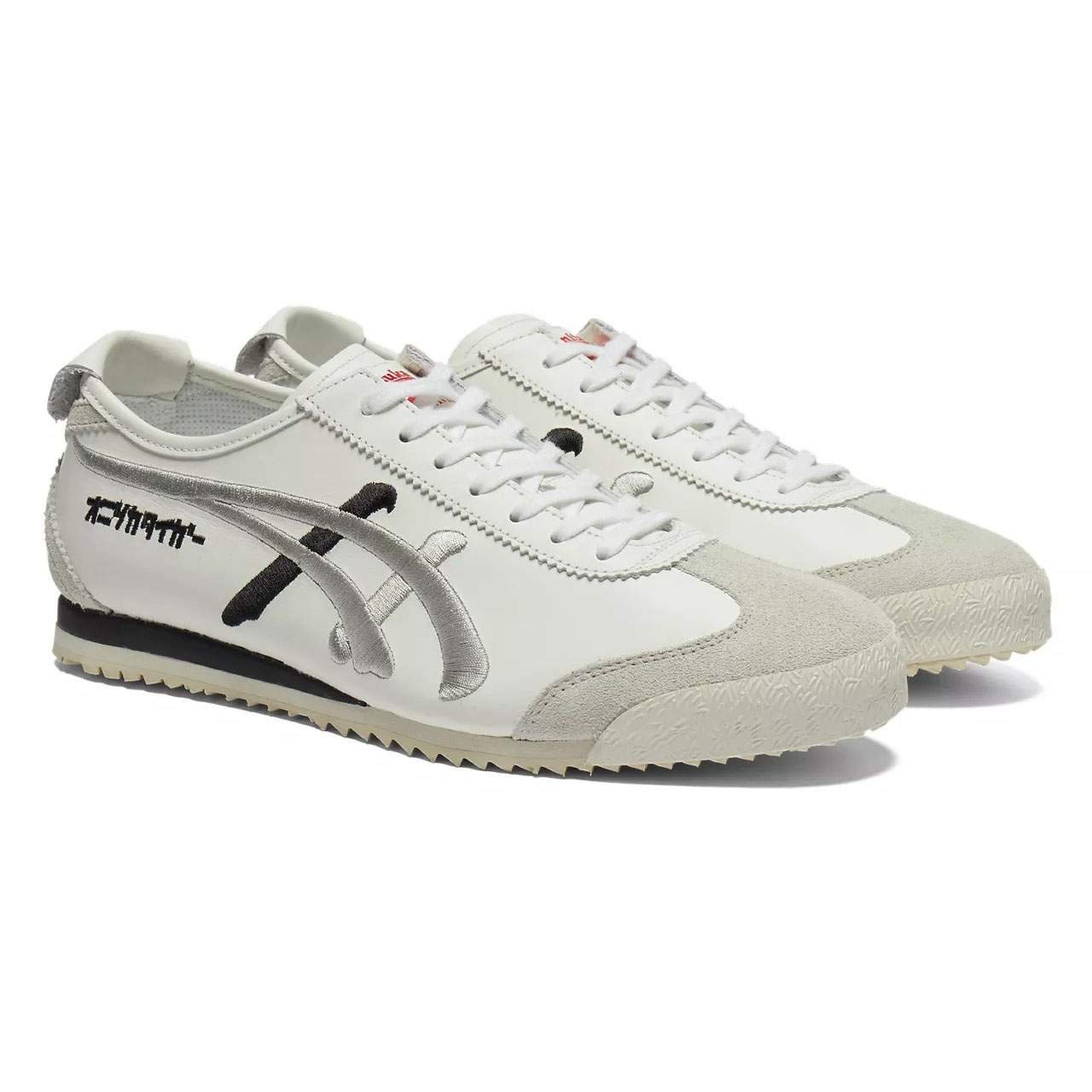 נעלי אוניטסוקה טייגר | Onitsuka Tiger MEXICO 66 NM White/Silver – תמונה 3