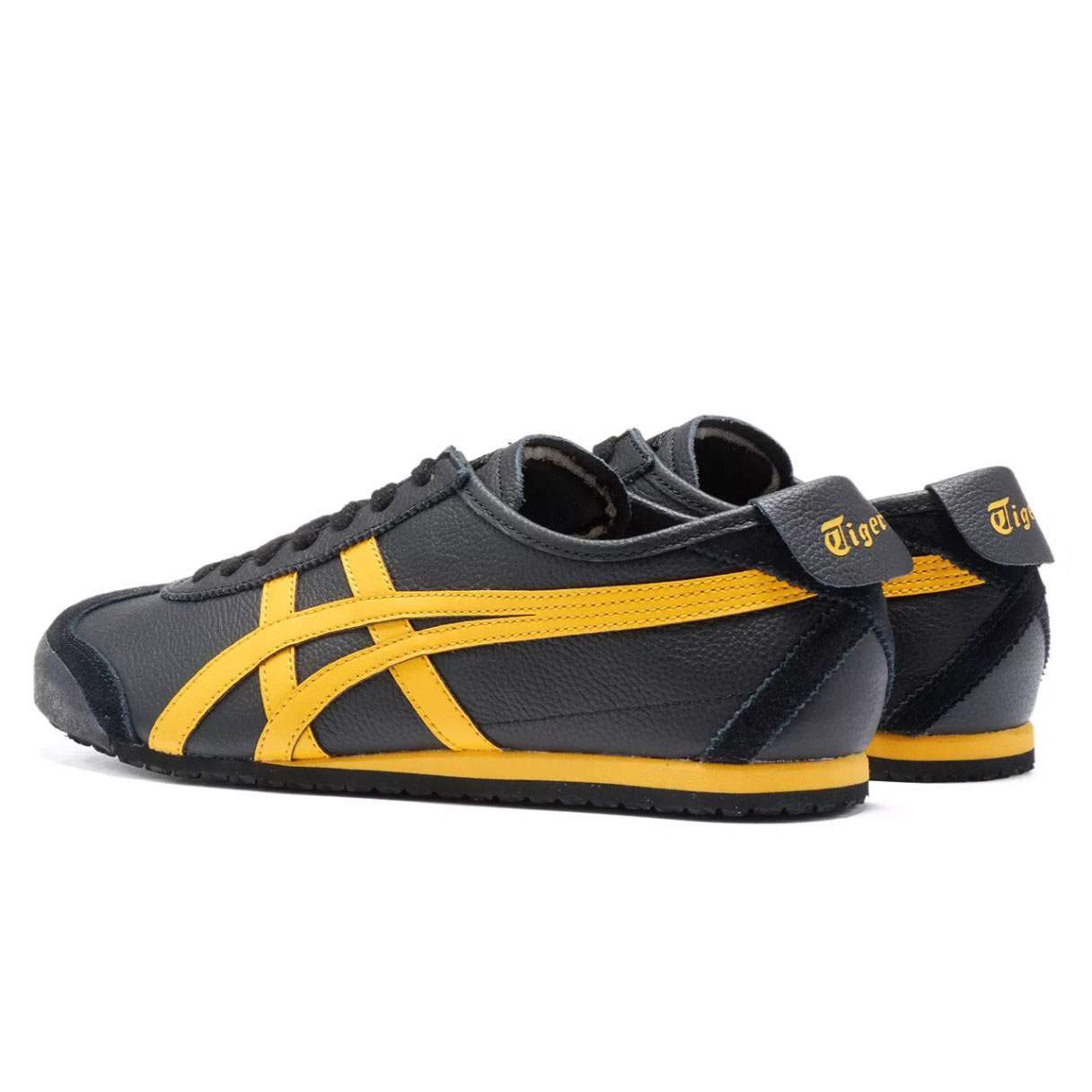 נעלי אוניטסוקה טייגר | Onitsuka Tiger MEXICO 66 Black/Yellow – תמונה 3