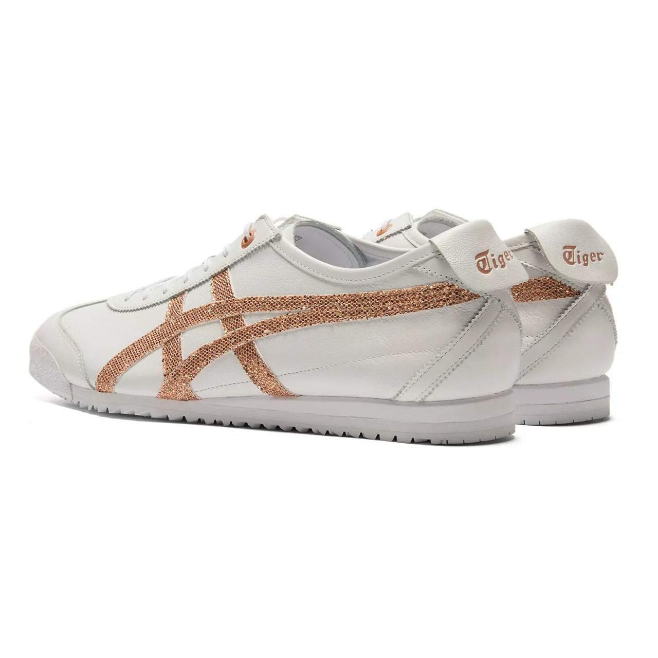 נעלי אוניטסוקה טייגר | Onitsuka Tiger MEXICO 66 SD White/Rose Gold – תמונה 3