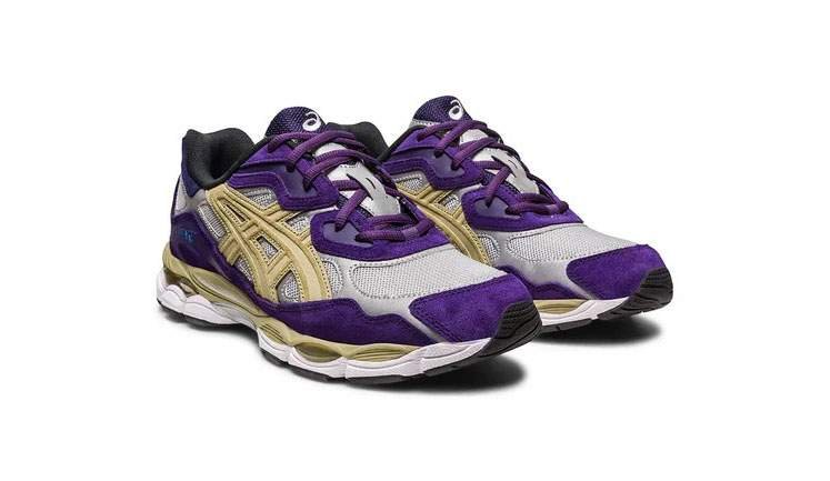 נעלי אסיקס | Asics GEL NYC x Awake NY Pure Silver Gothic Grape – תמונה 3