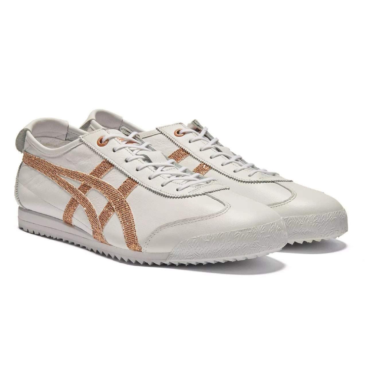 נעלי אוניטסוקה טייגר | Onitsuka Tiger MEXICO 66 SD White/Rose Gold – תמונה 4
