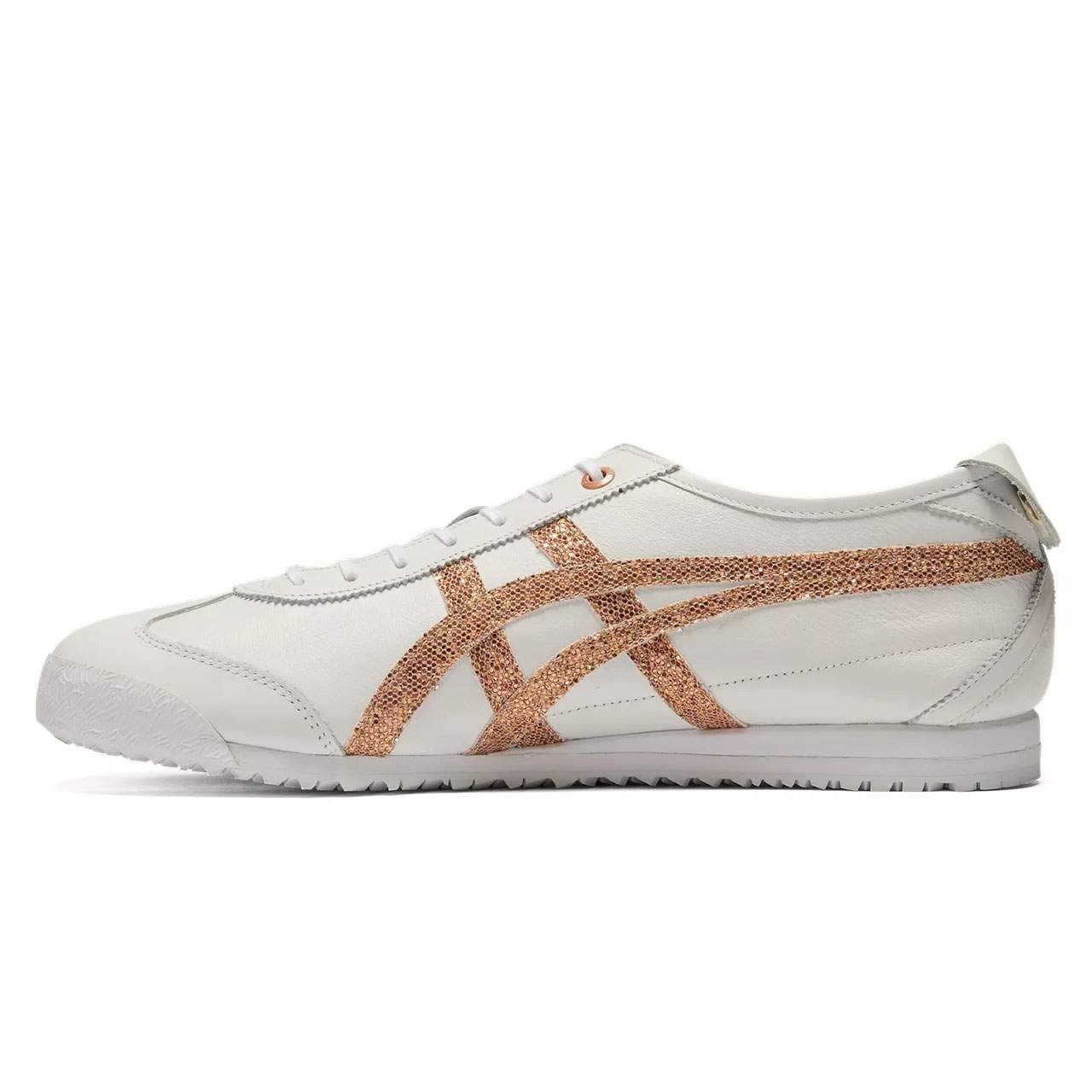 נעלי אוניטסוקה טייגר | Onitsuka Tiger MEXICO 66 SD White/Rose Gold – תמונה 2