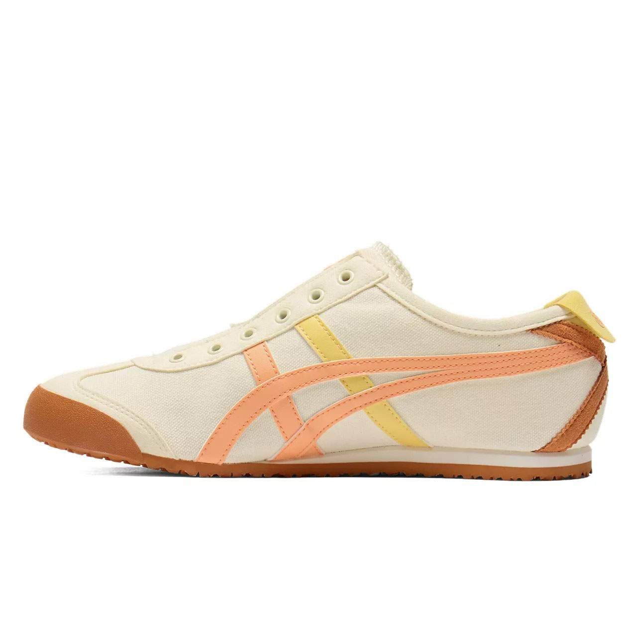 נעלי אוניטסוקה טייגר | Onitsuka Tiger MEXICO 66 SLIP ON Ivory/Summer Dune – תמונה 2