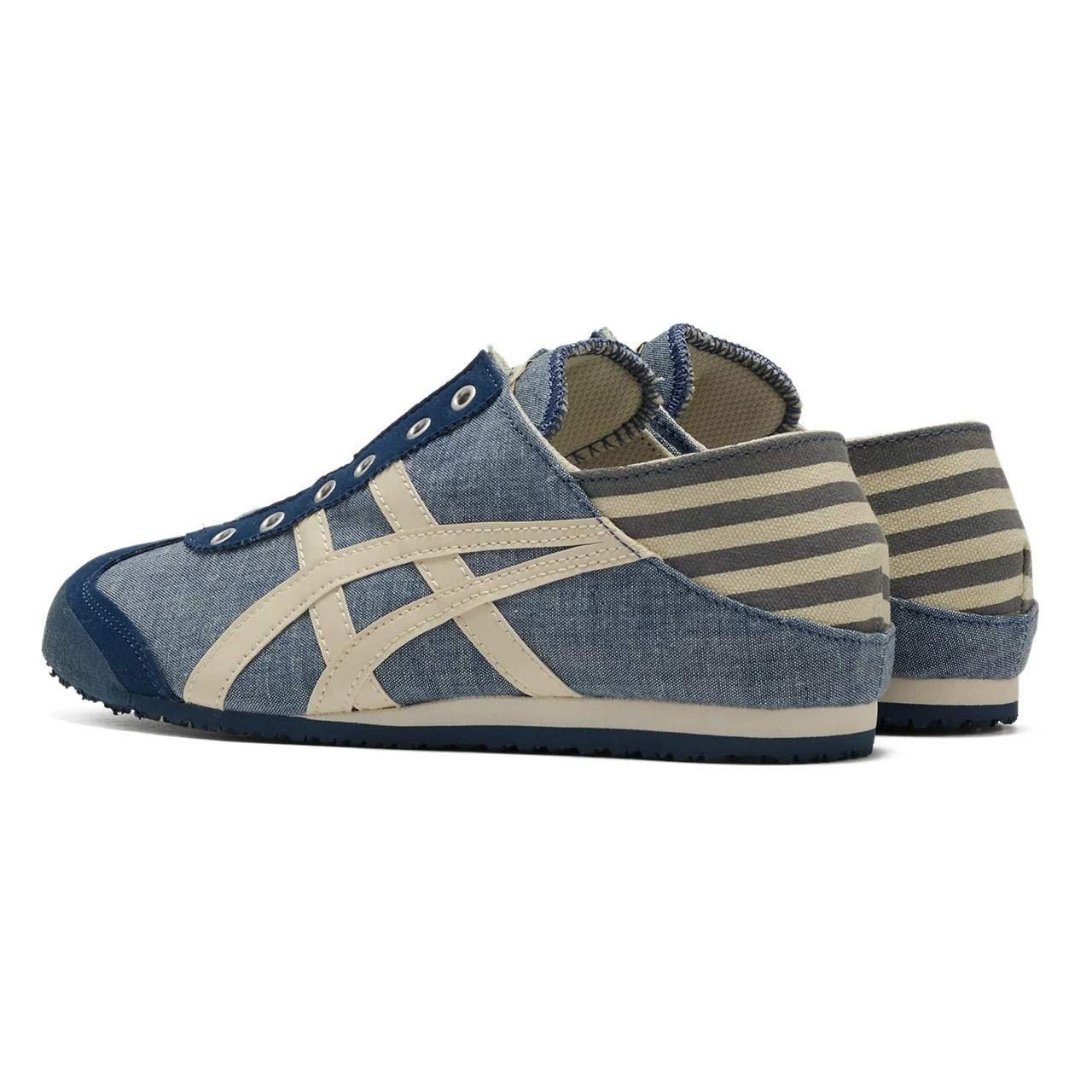 נעלי אוניטסוקה טייגר | Onitsuka Tiger MEXICO 66 PARATY Blue Chambray/Natural – תמונה 3