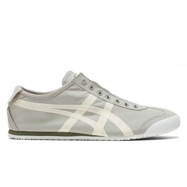 נעלי אוניטסוקה טייגר | Onitsuka Tiger MEXICO 66 SLIP ON Oyster Grey/White