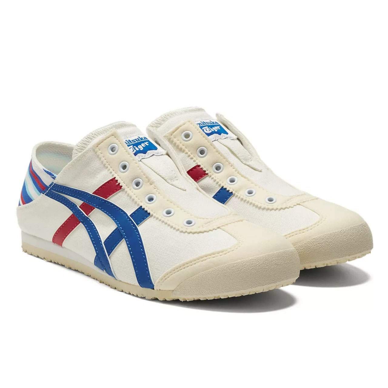 נעלי אוניטסוקה טייגר | Onitsuka Tiger MEXICO 66 PARATY White/Classic Blue – תמונה 4