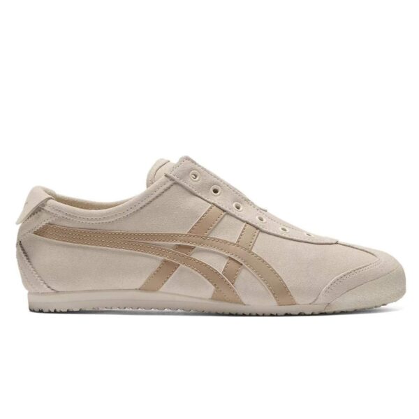 נעלי אוניטסוקה טייגר | Onitsuka Tiger MEXICO 66 SLIP ON Birch/Wood Crepe