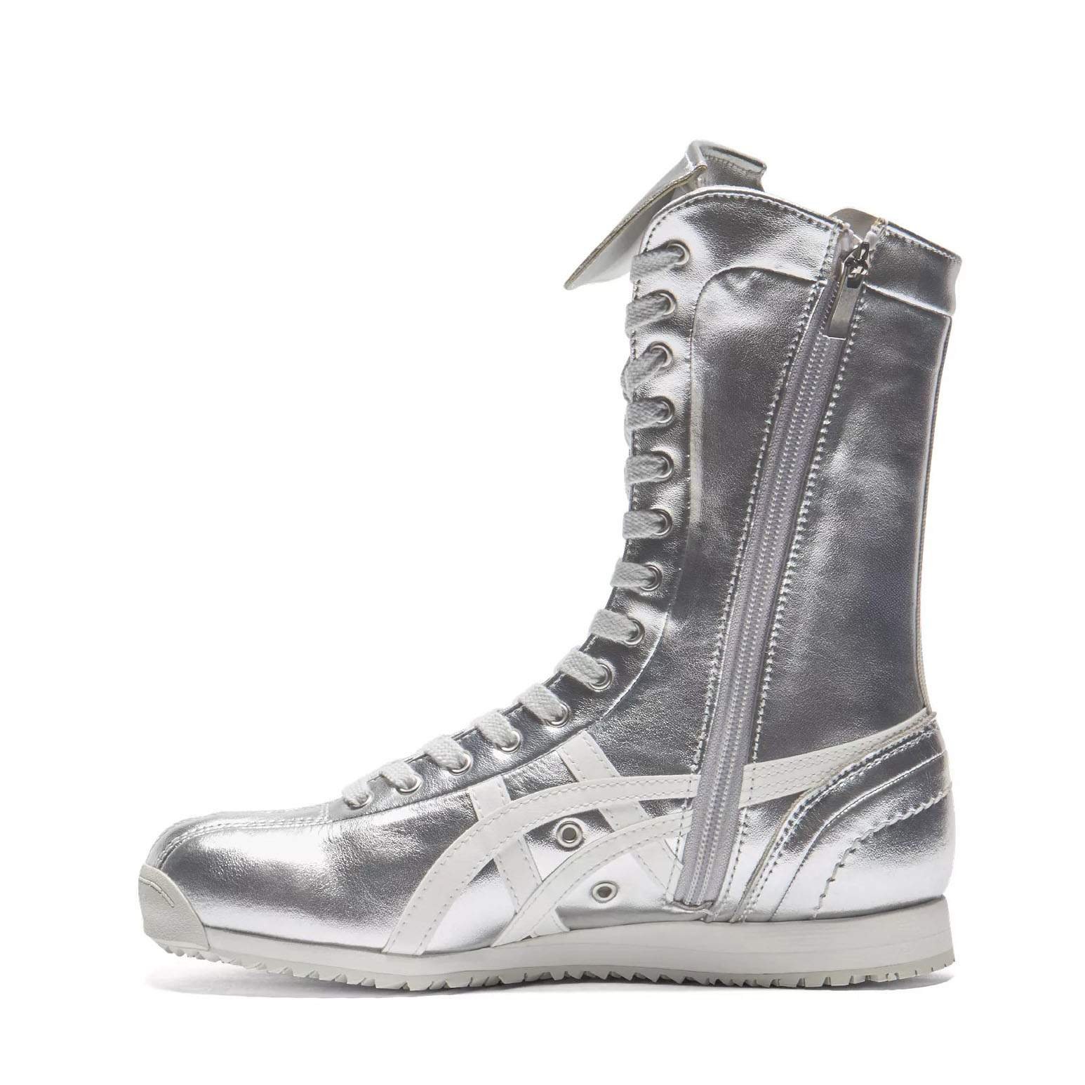 נעלי אוניטסוקה טייגר | Onitsuka Tiger MEXICO 66 BOXING Pure Silver/Off White – תמונה 2