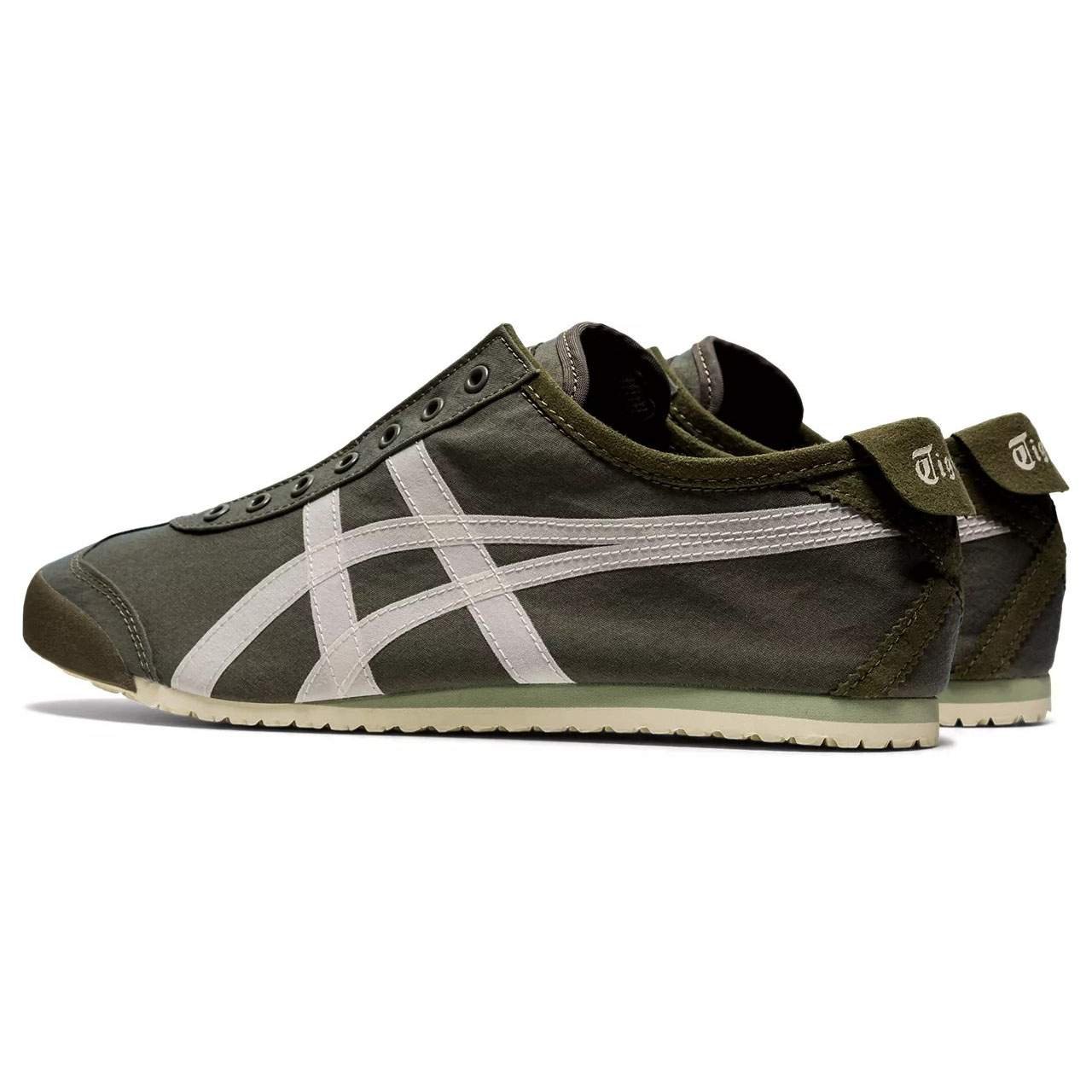 נעלי אוניטסוקה טייגר | Onitsuka Tiger MEXICO 66 SLIP ON Mantle Green/Birch – תמונה 4