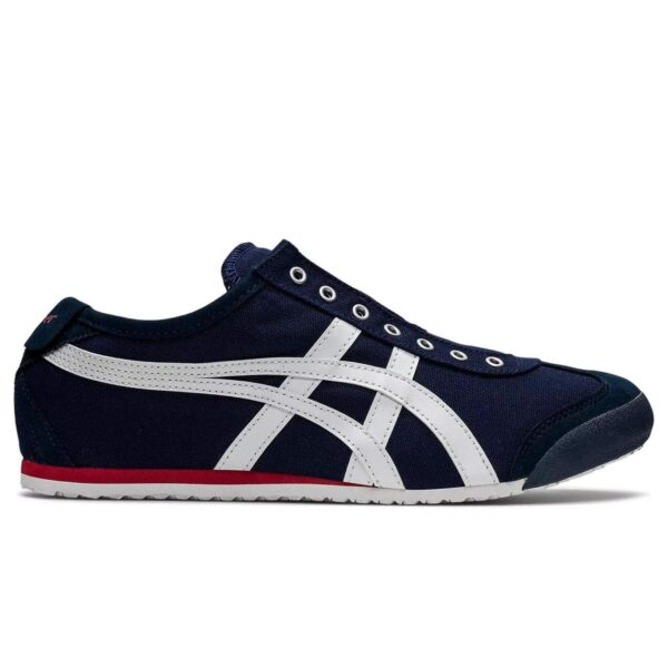נעלי אוניטסוקה טייגר | Onitsuka Tiger MEXICO 66 SLIP ON Navy/Off White