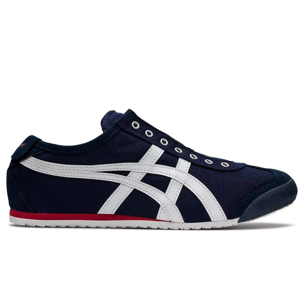 נעלי אוניטסוקה טייגר | Onitsuka Tiger MEXICO 66 SLIP ON Navy/Off White