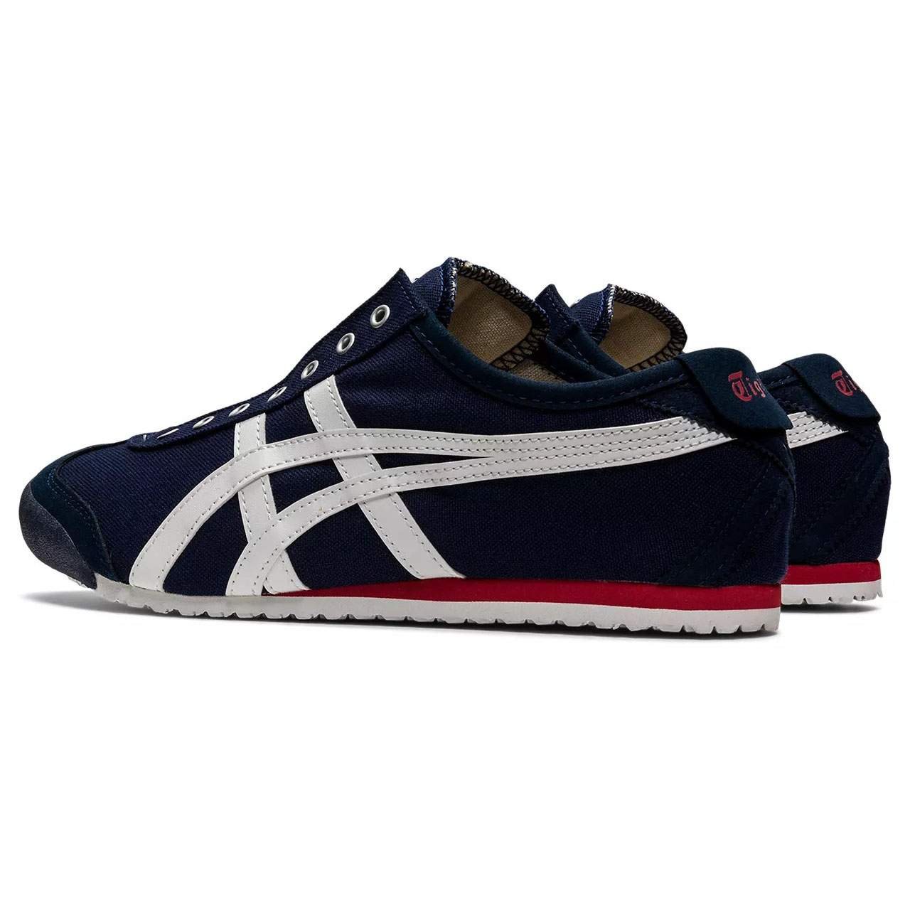 נעלי אוניטסוקה טייגר | Onitsuka Tiger MEXICO 66 SLIP ON Navy/Off White – תמונה 4