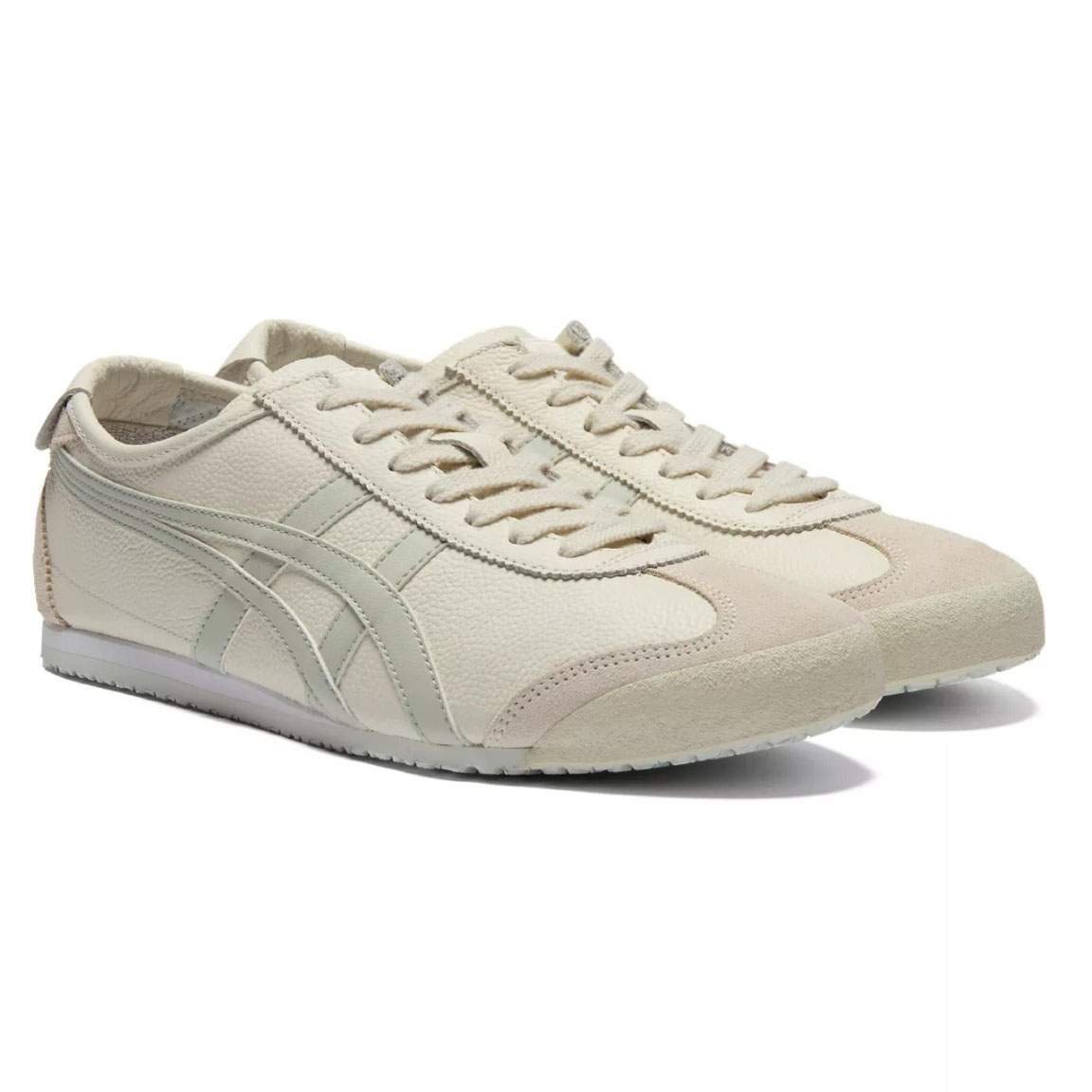 נעלי אוניטסוקה טייגר | Onitsuka Tiger MEXICO 66 Cream/Light Sage – תמונה 4