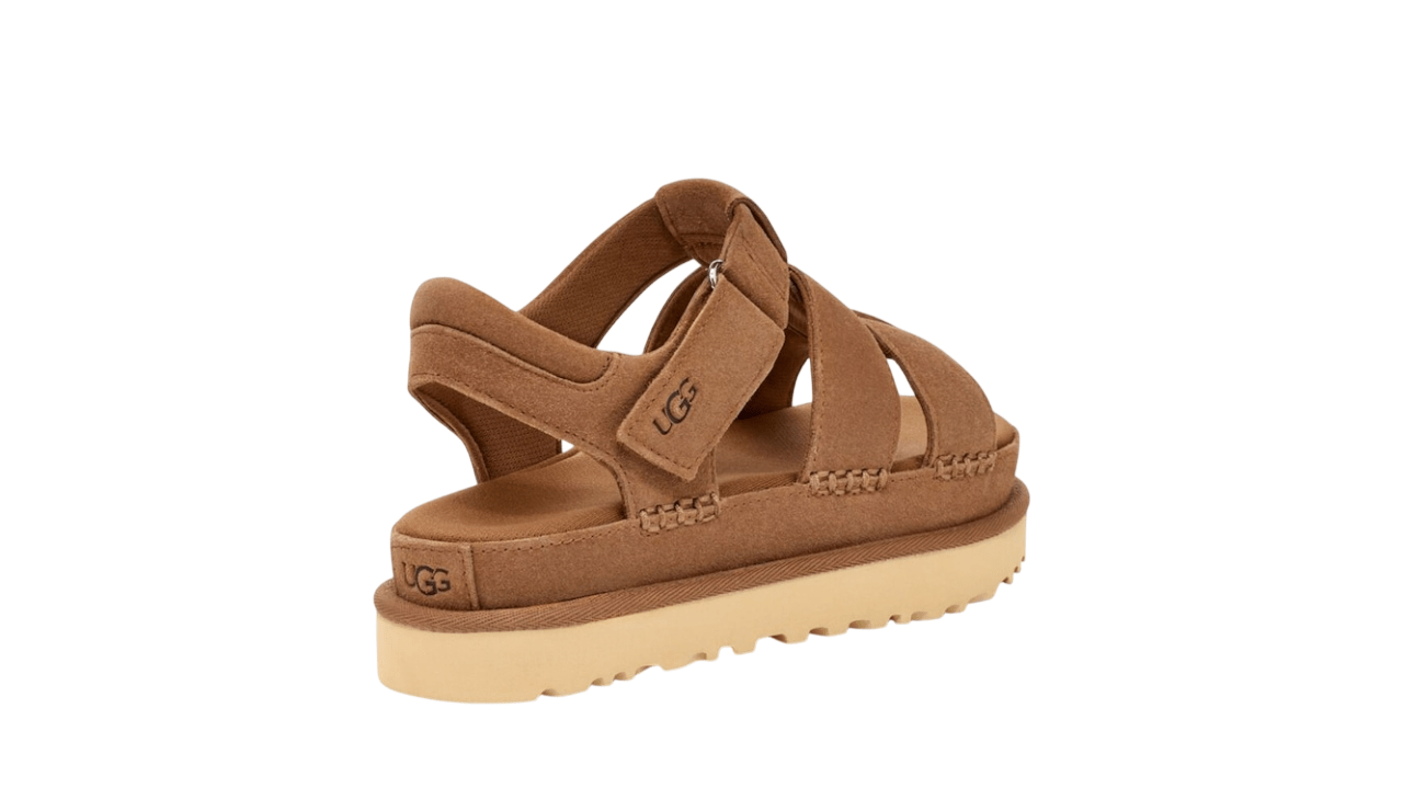 נעלי האג גברים | UGG Goldenstar Strap Sandal Brown – תמונה 2