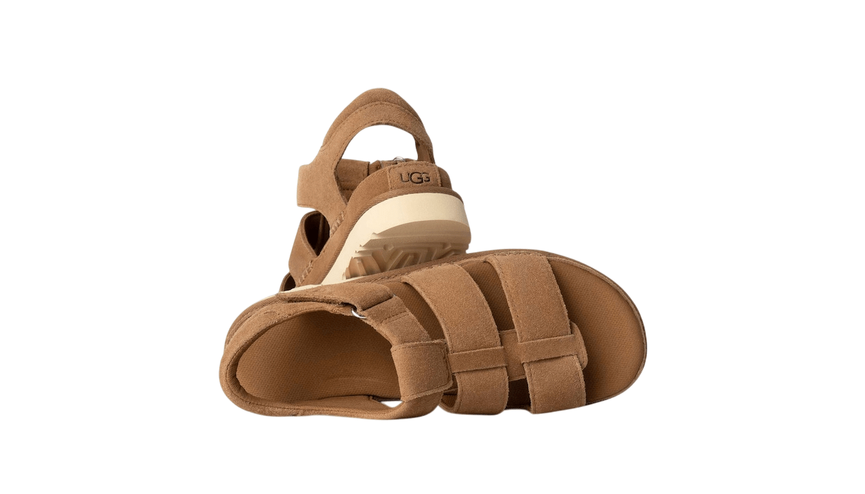 נעלי האג גברים | UGG Goldenstar Strap Sandal Brown – תמונה 3