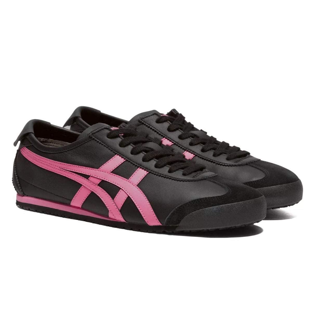 נעלי אוניטסוקה טייגר | Onitsuka Tiger MEXICO 66 Black/Dragon Fruit – תמונה 4