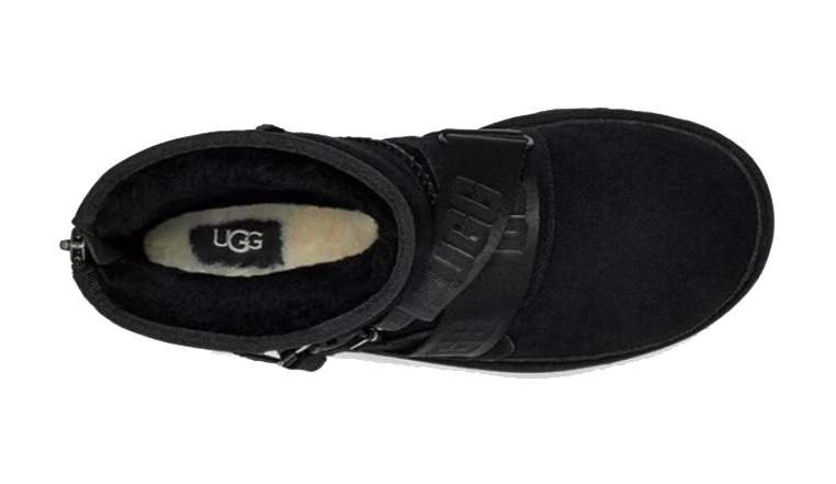 נעלי האג גברים | UGG Men’s Classic Mini Quickclick Boot Black – תמונה 5