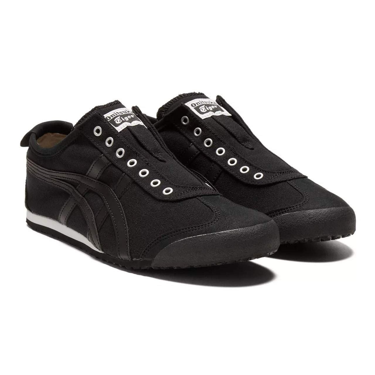 נעלי אוניטסוקה טייגר | Onitsuka Tiger MEXICO 66 SLIP ON Black – תמונה 3