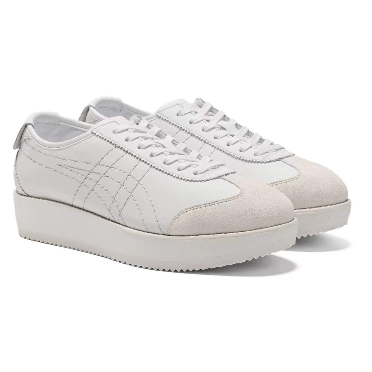 נעלי אוניטסוקה טייגר | Onitsuka Tiger MEXICO 66 CHUNK White/Piedmont Grey – תמונה 3