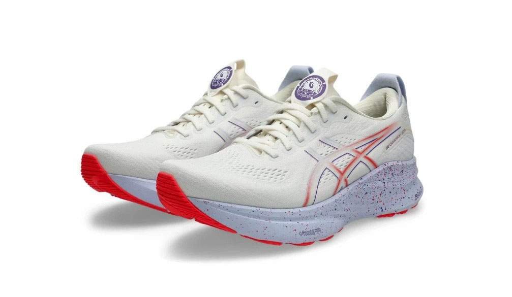 נעלי אסיקס | Asics Gel Kayano 32 Tokyo Cream Edo Purple – תמונה 2