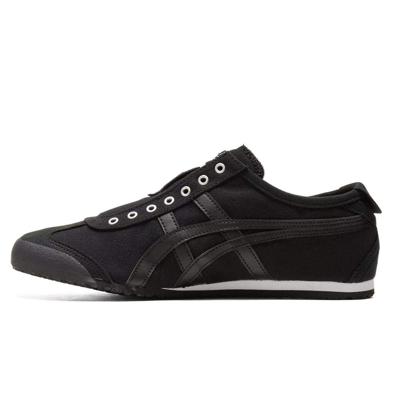 נעלי אוניטסוקה טייגר | Onitsuka Tiger MEXICO 66 SLIP ON Black – תמונה 2
