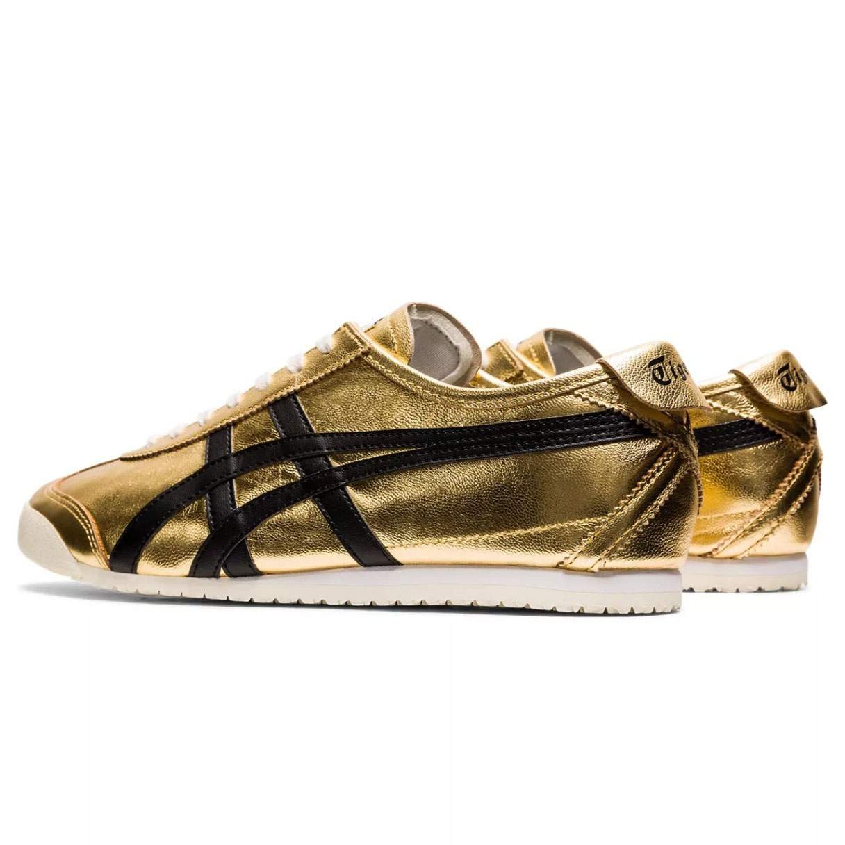 נעלי אוניטסוקה טייגר | Onitsuka Tiger MEXICO 66 Pure Gold/Black – תמונה 3