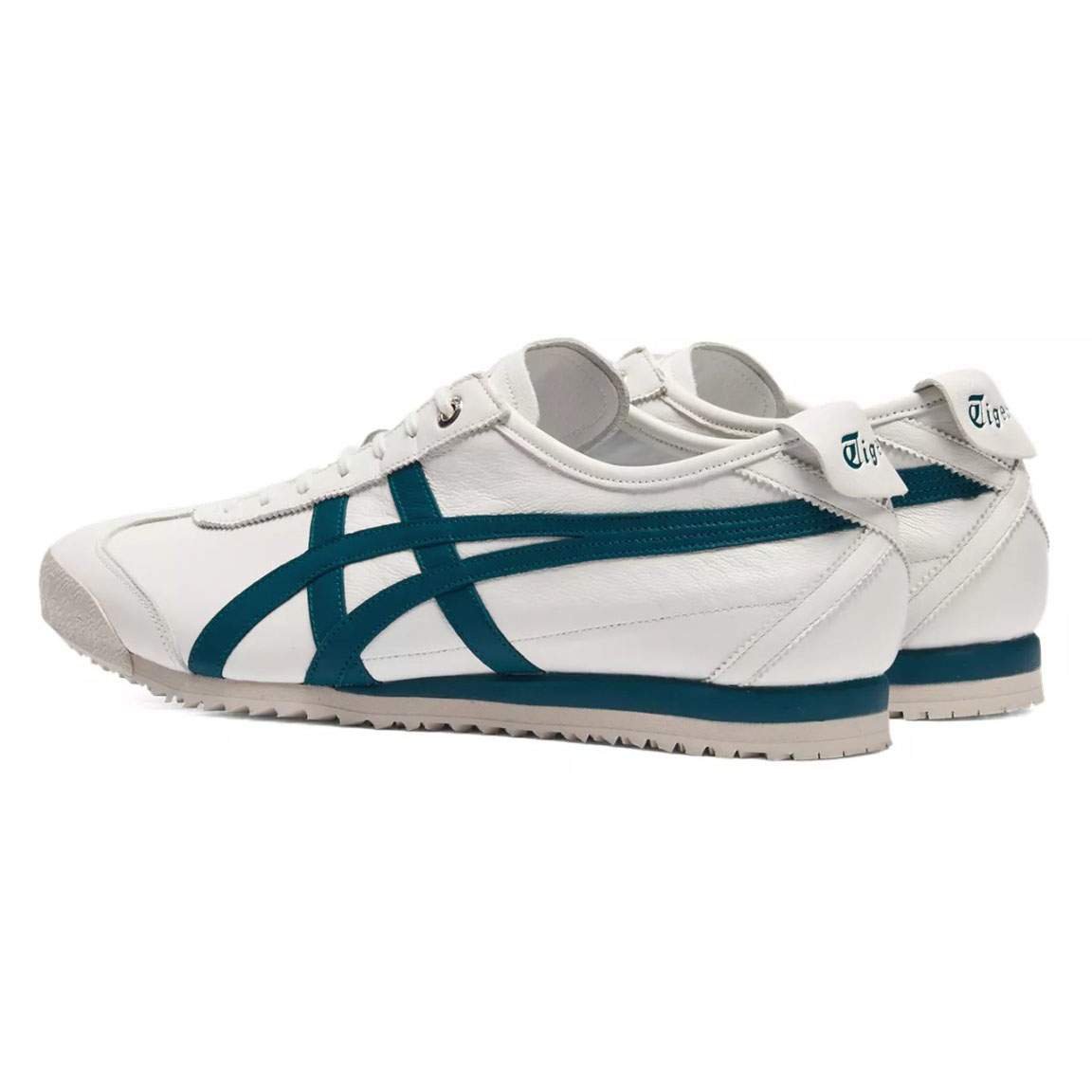 נעלי אוניטסוקה טייגר | Onitsuka Tiger MEXICO 66 SD Off White/Spruce Green – תמונה 4