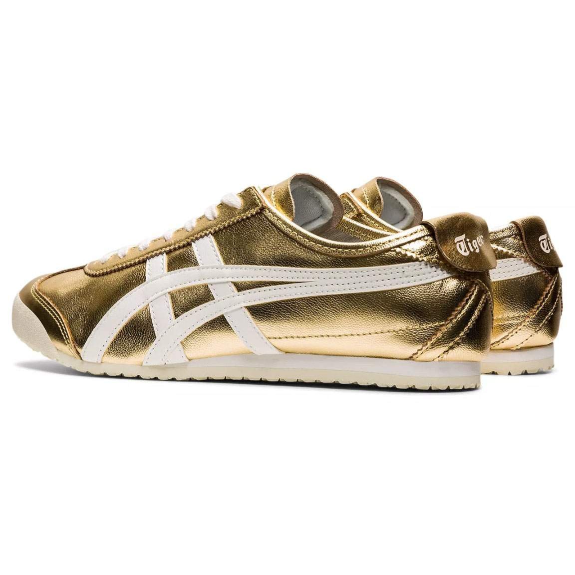 נעלי אוניטסוקה טייגר | Onitsuka Tiger MEXICO 66 Gold/White – תמונה 3