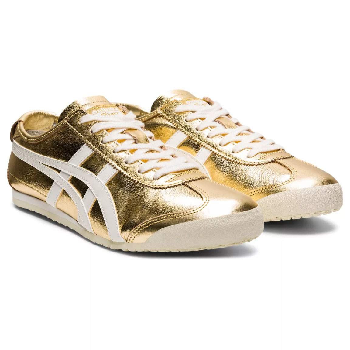 נעלי אוניטסוקה טייגר | Onitsuka Tiger MEXICO 66 Gold/White – תמונה 4