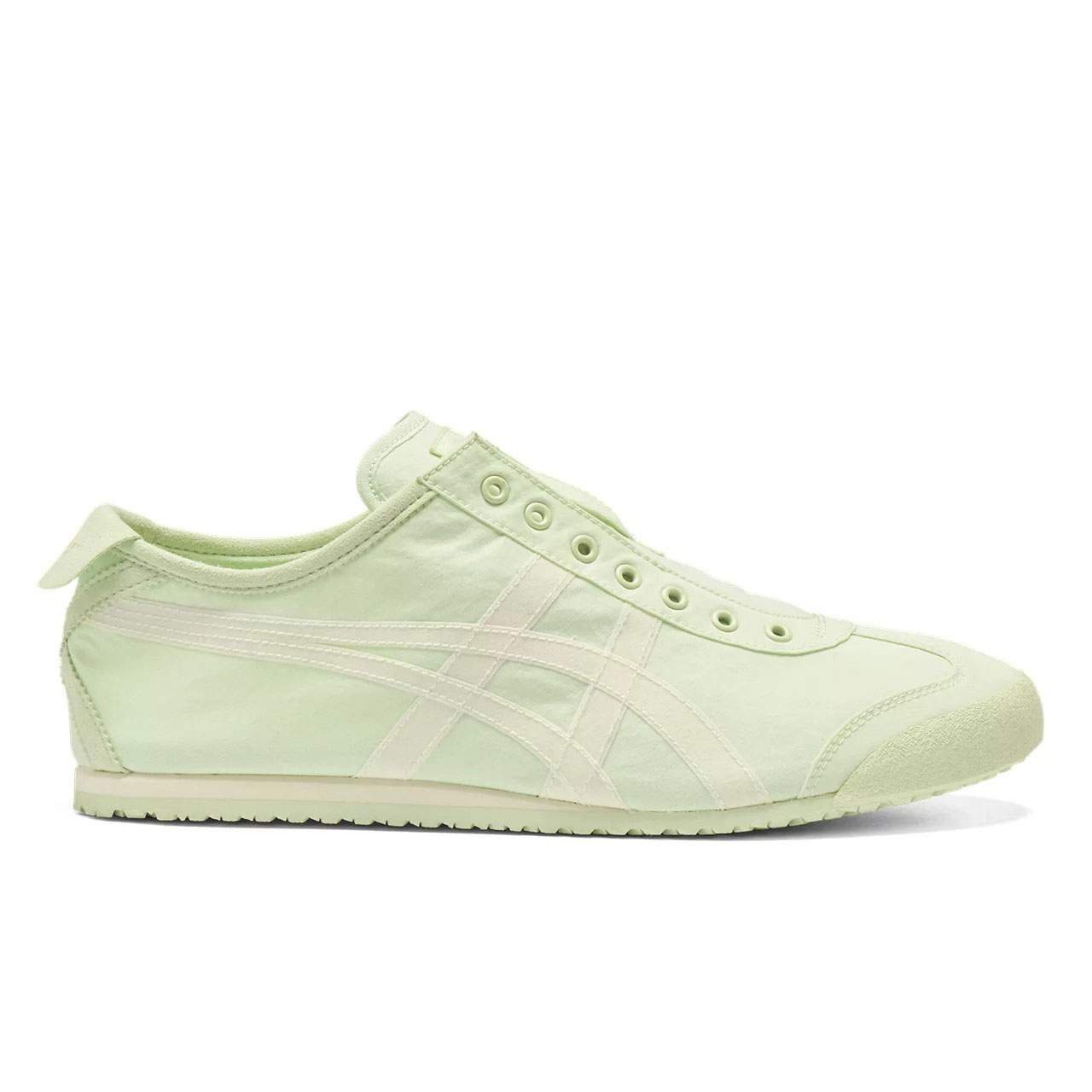נעלי אוניטסוקה טייגר | Onitsuka Tiger MEXICO 66 SLIP ON Green/Cream