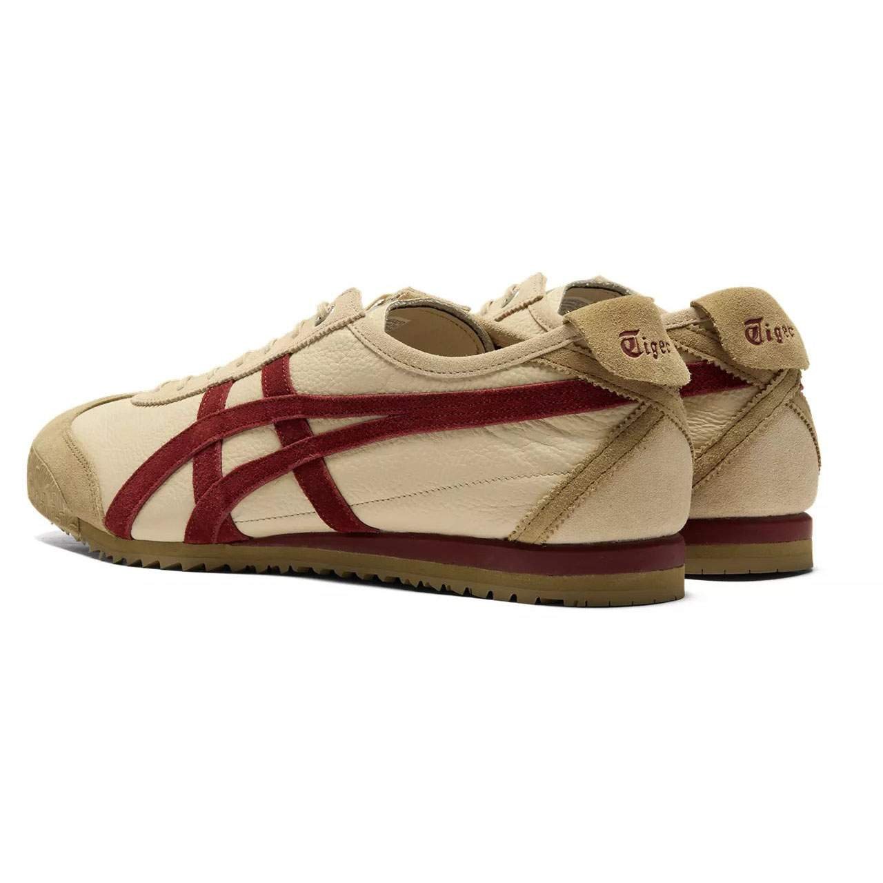 נעלי אוניטסוקה טייגר | Onitsuka Tiger MEXICO 66 SD Beige/Beet Juice – תמונה 3