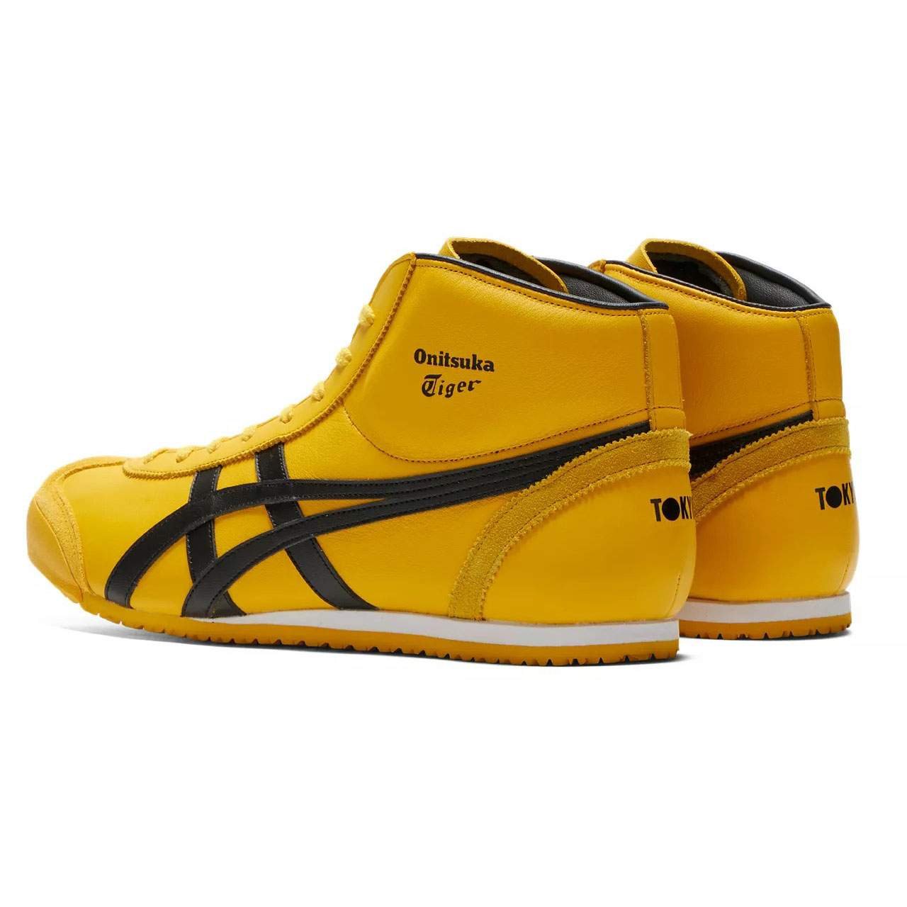 נעלי אוניטסוקה טייגר | Onitsuka Tiger MEXICO Mid Runner Yellow/Black – תמונה 3