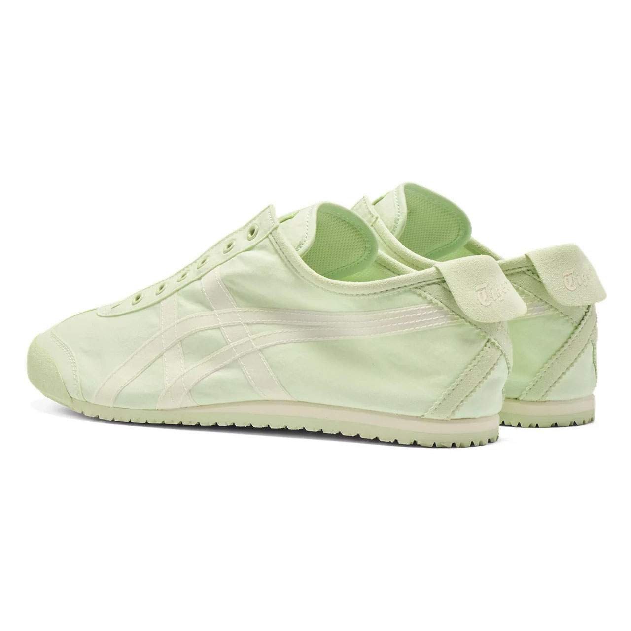 נעלי אוניטסוקה טייגר | Onitsuka Tiger MEXICO 66 SLIP ON Green/Cream – תמונה 4