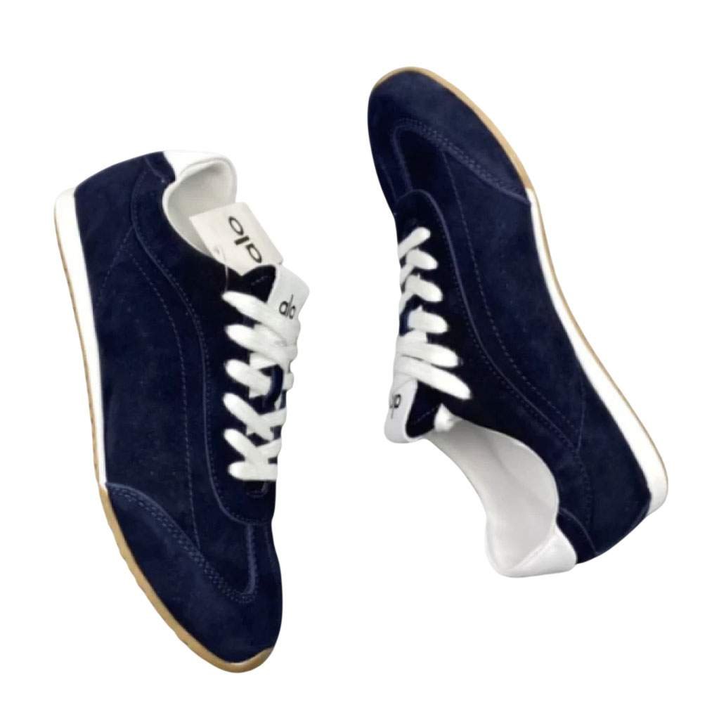 נעלי סניקרס אלו יוגה | ALO Sunset Sneaker Navy Blue – תמונה 3