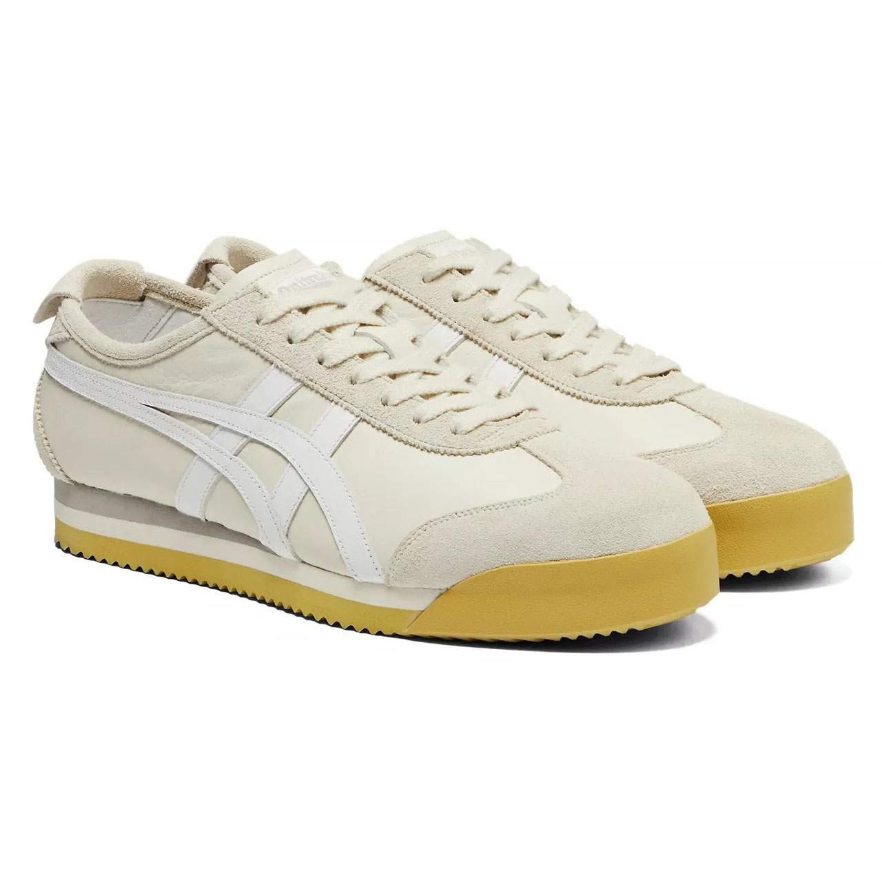 נעלי אוניטסוקה טייגר | Onitsuka Tiger MEXICO 66 SD PF Cream/White – תמונה 4