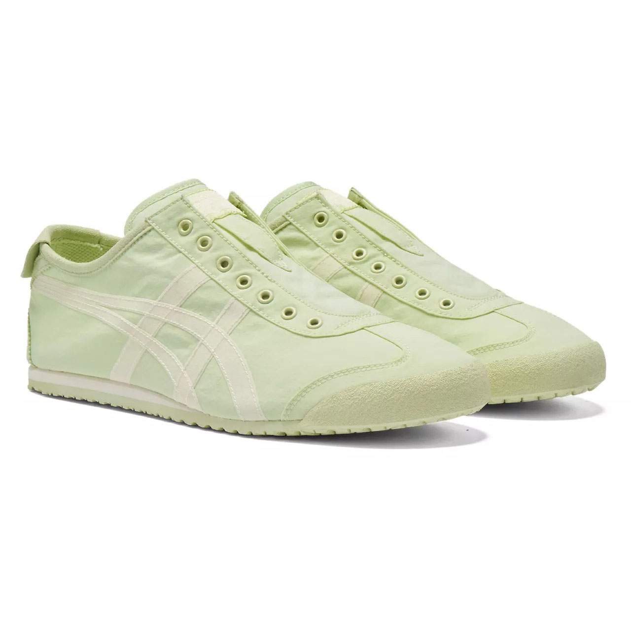 נעלי אוניטסוקה טייגר | Onitsuka Tiger MEXICO 66 SLIP ON Green/Cream – תמונה 3